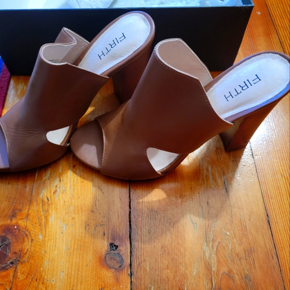 Firth brown mules